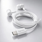 Écouteurs filaires USB-C pour Iphone/Samsung/Redmi/Oppo - personnalisables avec gravure à la demande