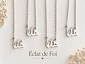 Collier Allah Argenté – Acier Inoxydable 45 cm | Mixte Homme & Femme