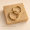 Créoles Or Essentielles – Boucles d’Oreilles Créoles Classiques Intemporelles