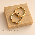 Créoles Or Essentielles – Boucles d’Oreilles Créoles Classiques Intemporelles