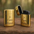 Briquet Gaz Personnalisé Gravé – Briquet Rechargeable au Gaz – Briquet tempête – Gravure Prénom, Initiale ou Motif – Cadeau Original